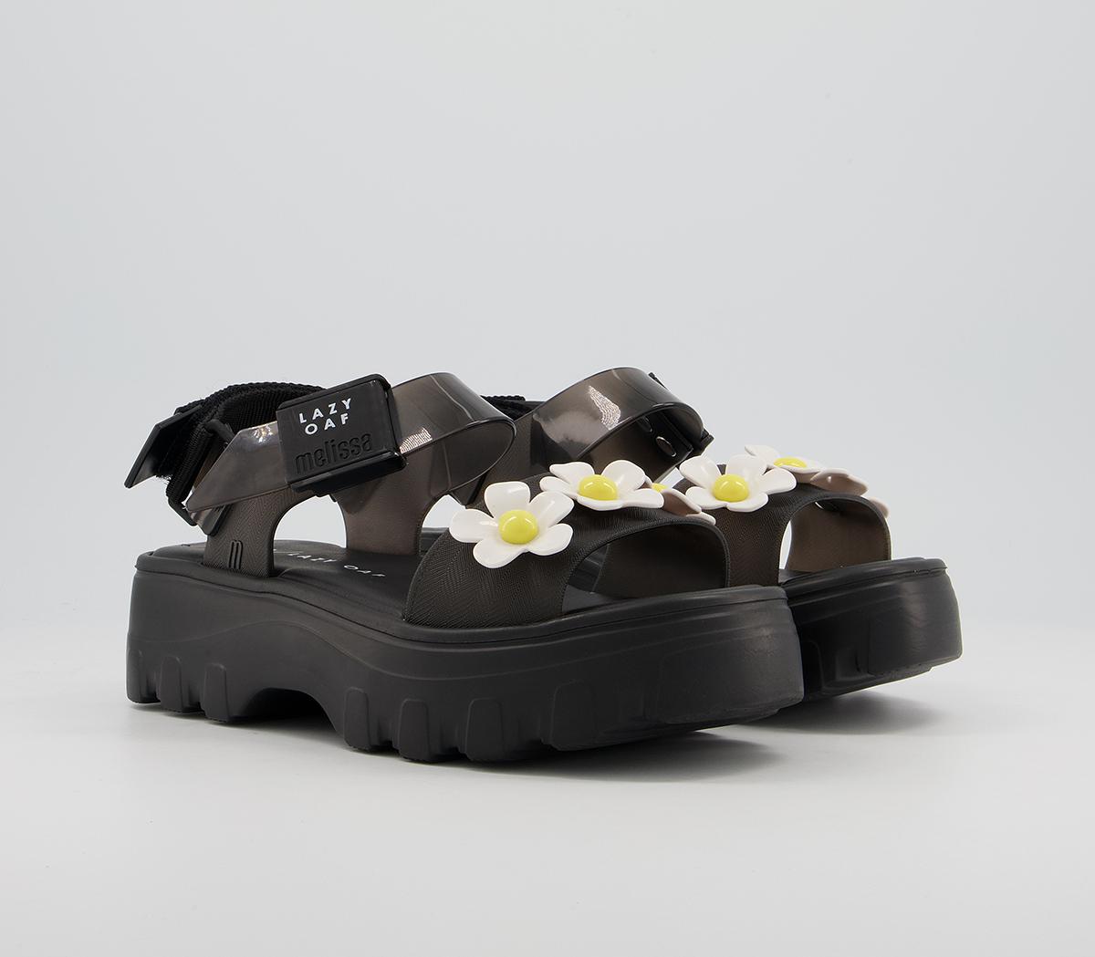 Melissa Melissa X Lazy Oaf Kick Off Bloom Sandals Melissa Melissa X Lazy Oaf Kick Off Bloom Sandals Black