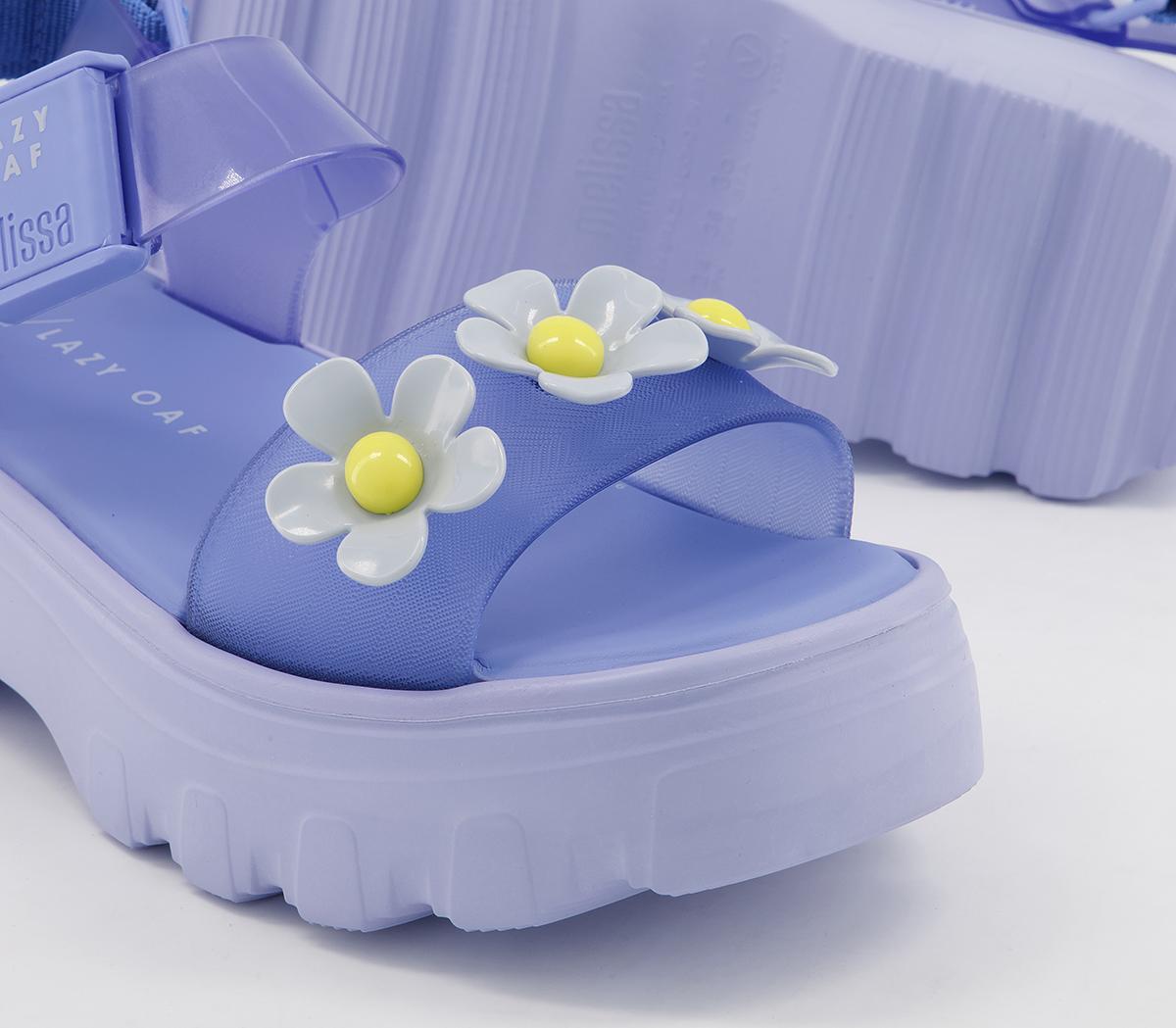 Melissa Melissa X Lazy Oaf Kick Off Bloom Sandals Cloud - Womens