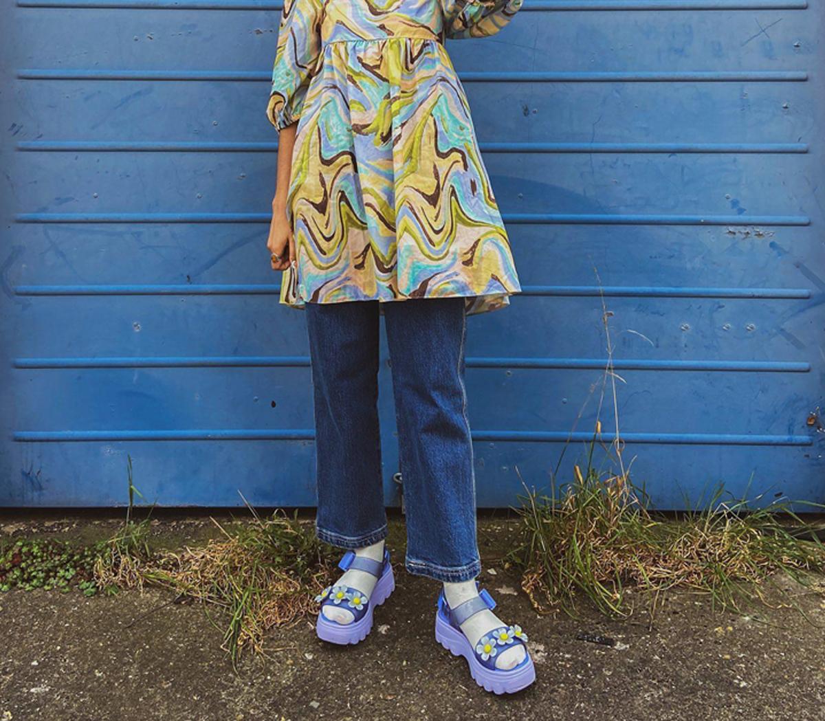 Melissa Melissa X Lazy Oaf Kick Off Bloom Sandals Melissa Melissa X Lazy Oaf Kick Off Bloom Sandals Cloud