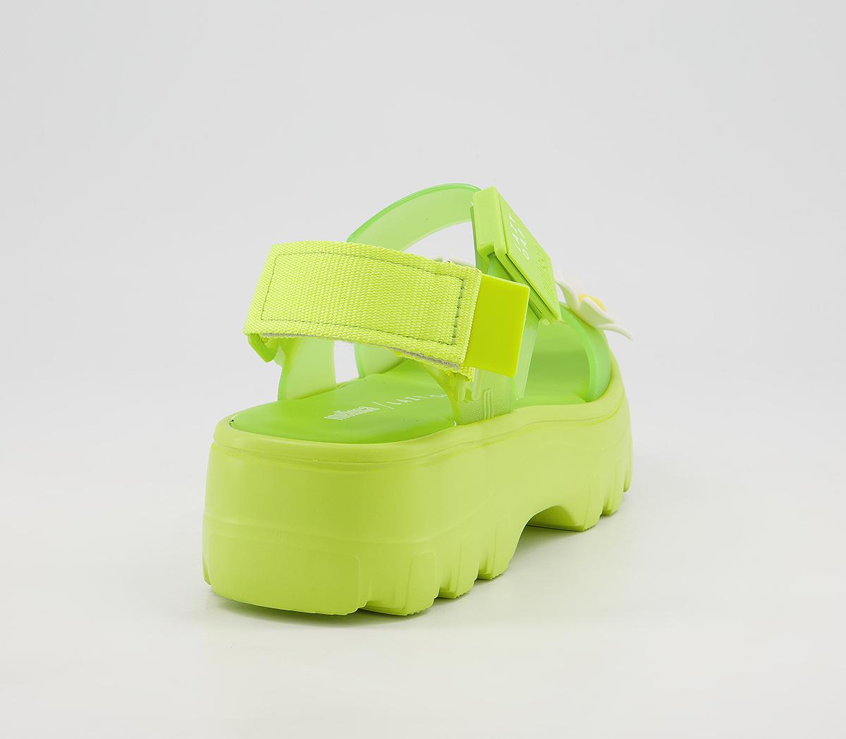 Melissa Melissa X Lazy Oaf Kick Off Bloom Sandals Melissa Melissa X Lazy Oaf Kick Off Bloom Sandals Green