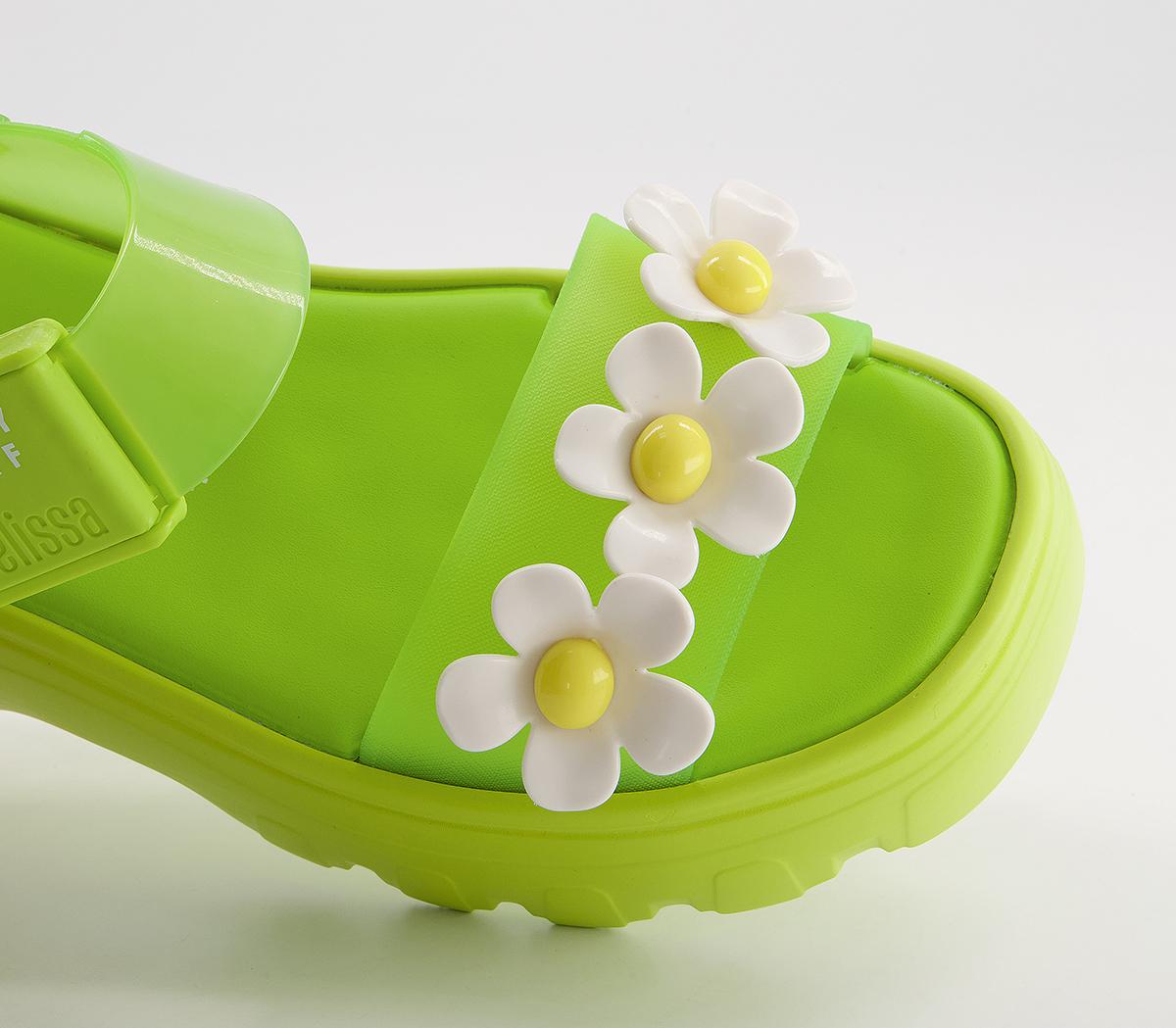 Melissa Melissa X Lazy Oaf Kick Off Bloom Sandals Melissa Melissa X Lazy Oaf Kick Off Bloom Sandals Green
