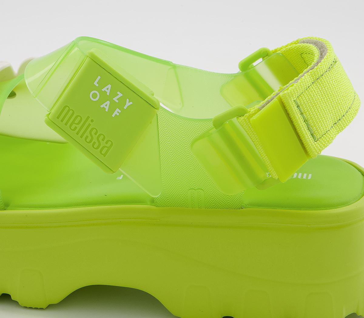 Melissa Melissa X Lazy Oaf Kick Off Bloom Sandals Melissa Melissa X Lazy Oaf Kick Off Bloom Sandals Green