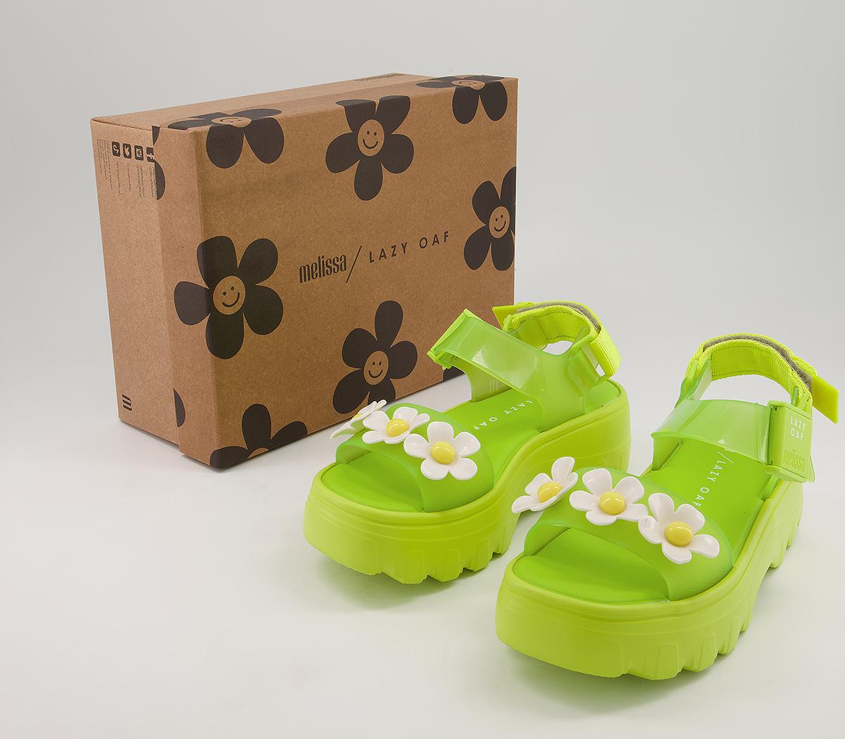 Melissa Melissa X Lazy Oaf Kick Off Bloom Sandals Melissa Melissa X Lazy Oaf Kick Off Bloom Sandals Green