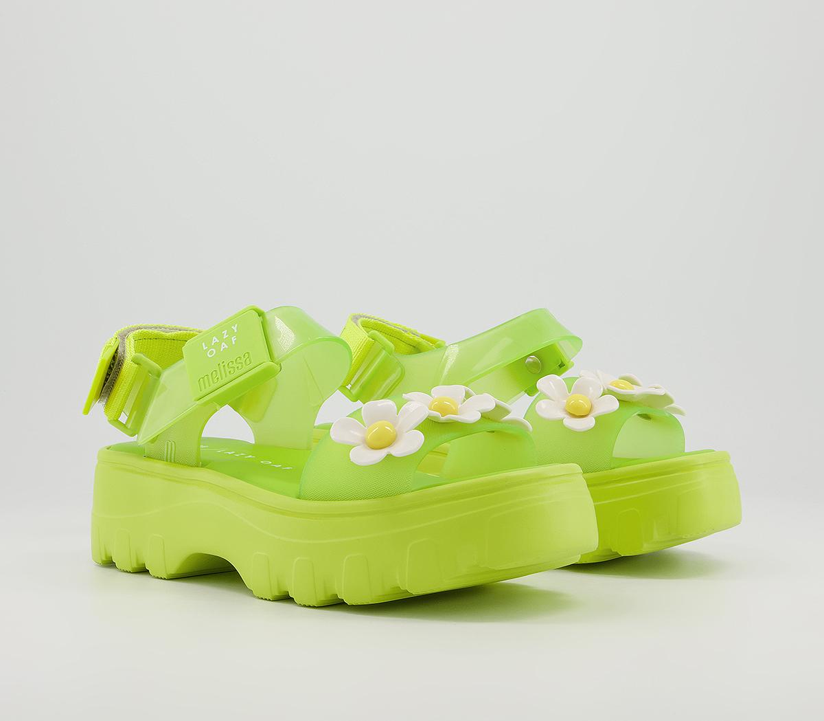 Melissa Melissa X Lazy Oaf Kick Off Bloom Sandals Melissa Melissa X Lazy Oaf Kick Off Bloom Sandals Green