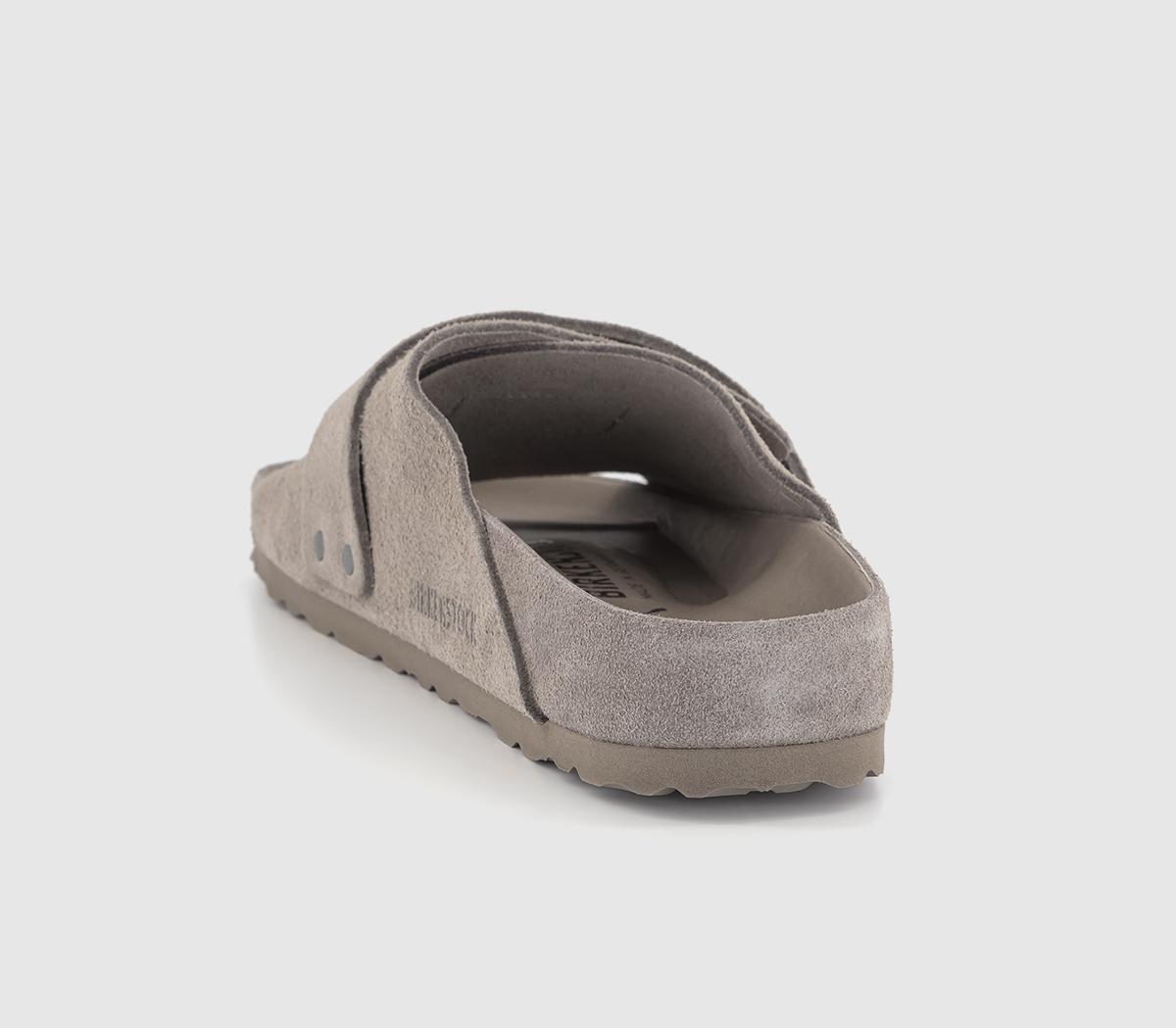 靴 BIRKENSTOCK KYOTO Exquisite gray taupe Kyoto Suede Leather in Color Gray Taupe | BIRKENSTOCK Canada