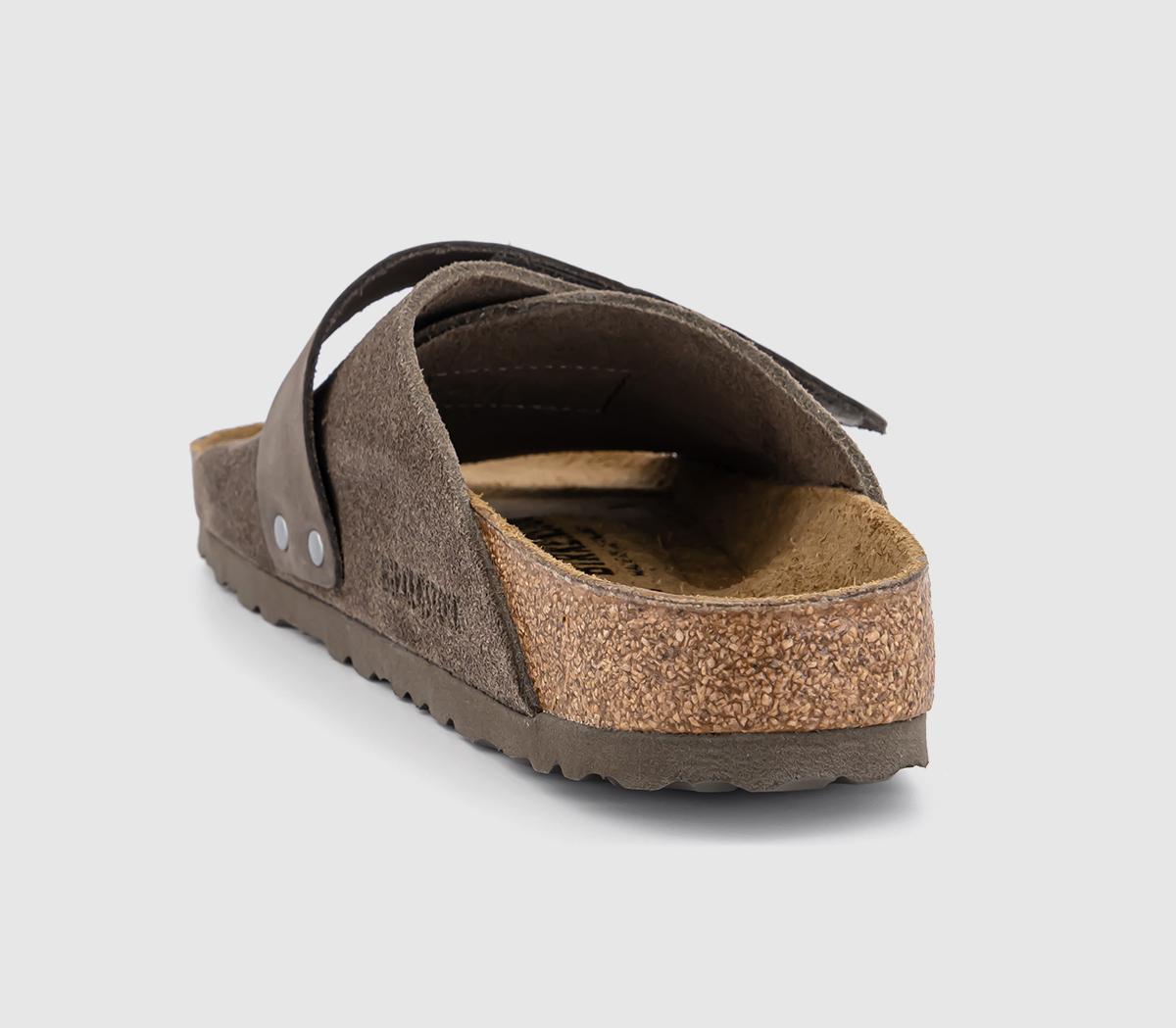 BIRKENSTOCKKyoto Sandals BIRKENSTOCKKyoto SandalsConcrete Grey Suede