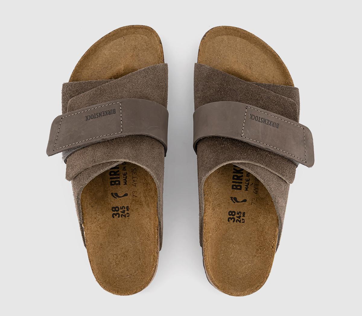 BIRKENSTOCKKyoto Sandals BIRKENSTOCKKyoto SandalsConcrete Grey Suede