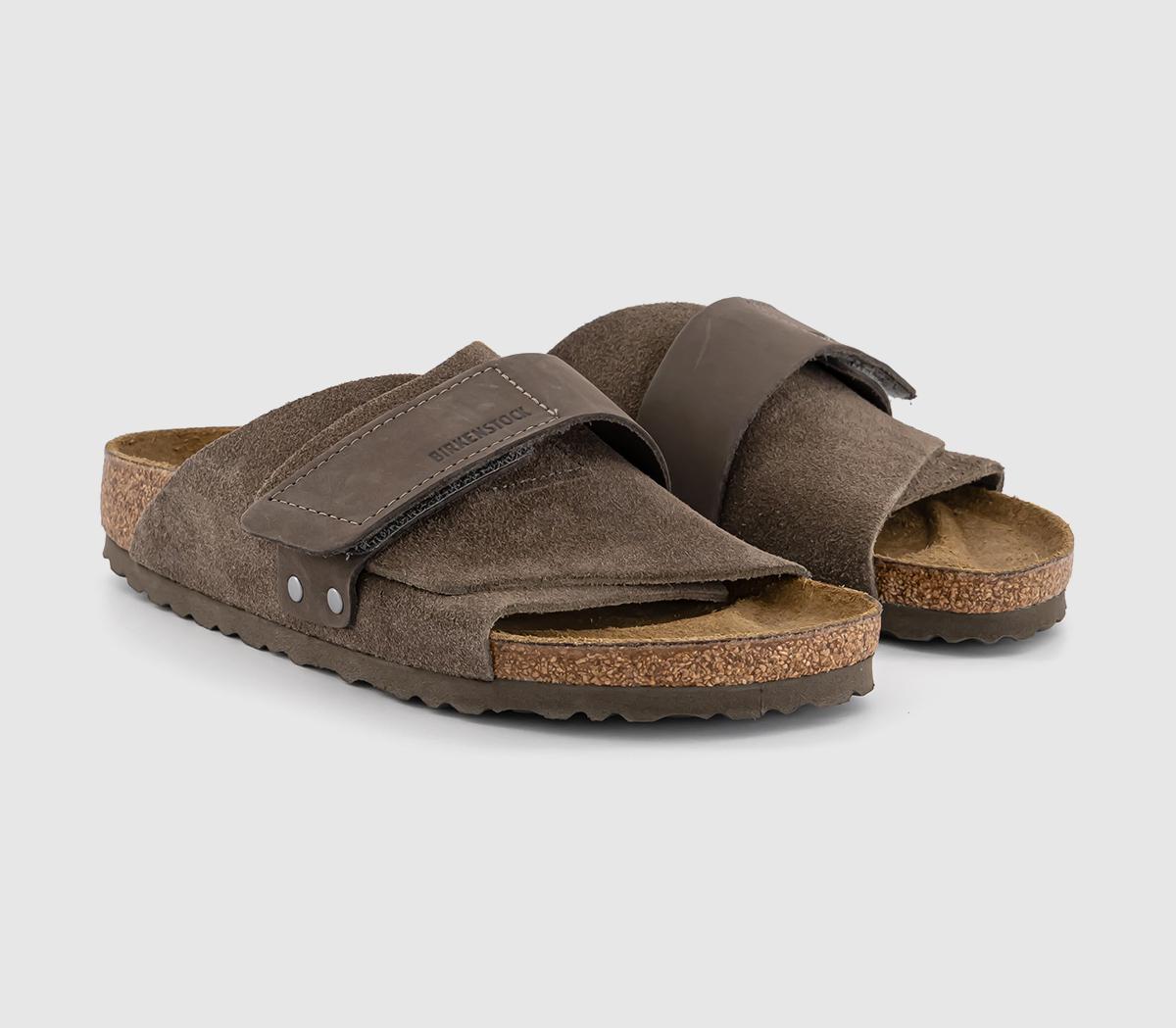 BIRKENSTOCKKyoto Sandals BIRKENSTOCKKyoto SandalsConcrete Grey Suede