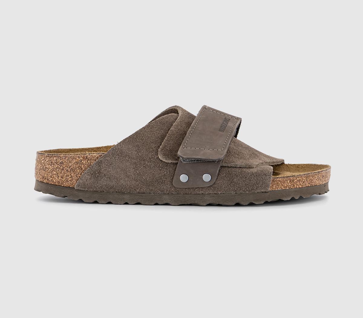 BIRKENSTOCKKyoto Sandals BIRKENSTOCKKyoto SandalsConcrete Grey Suede