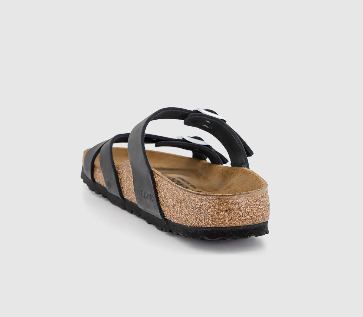 BIRKENSTOCKFranca SandalsBlack Oiled Leather