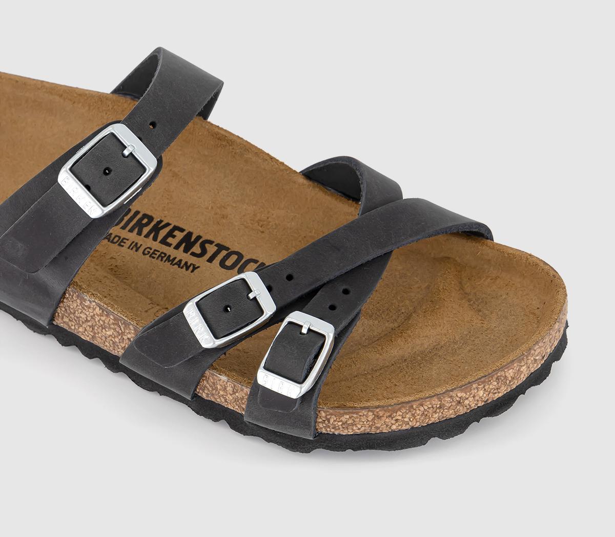 BIRKENSTOCKFranca SandalsBlack Oiled Leather