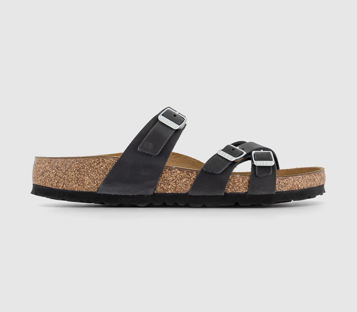 BIRKENSTOCKFranca SandalsBlack Oiled Leather