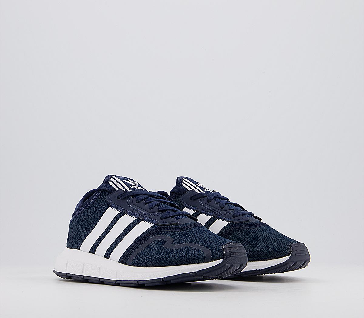 adidas Swift Run X Kids Trainers adidas Swift Run X Kids Trainers Navy White Black