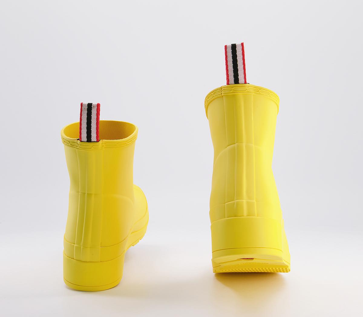 Hunter Original Play Short Boots Yellow - Women