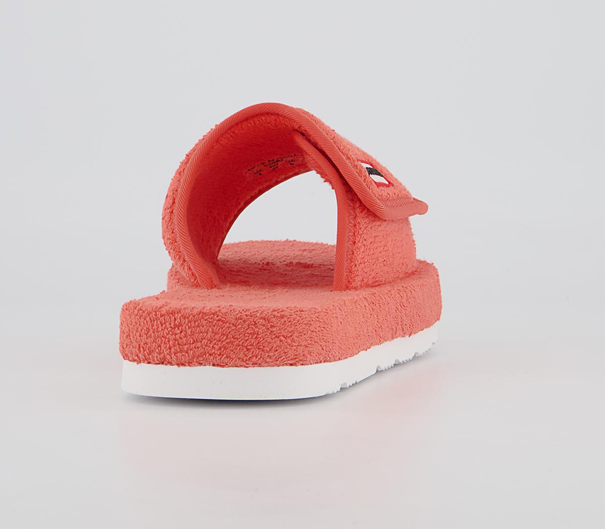 Hunter Terry Towelling Beach Sliders Hunter Terry Towelling Beach Sliders Sun Cap Orange