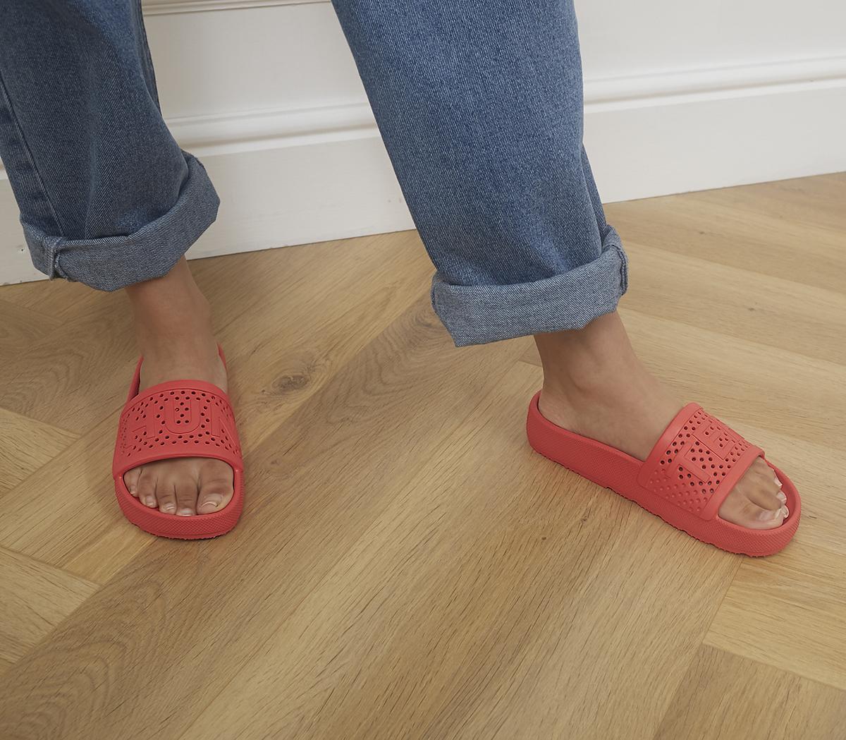 Womens hot sale red sliders