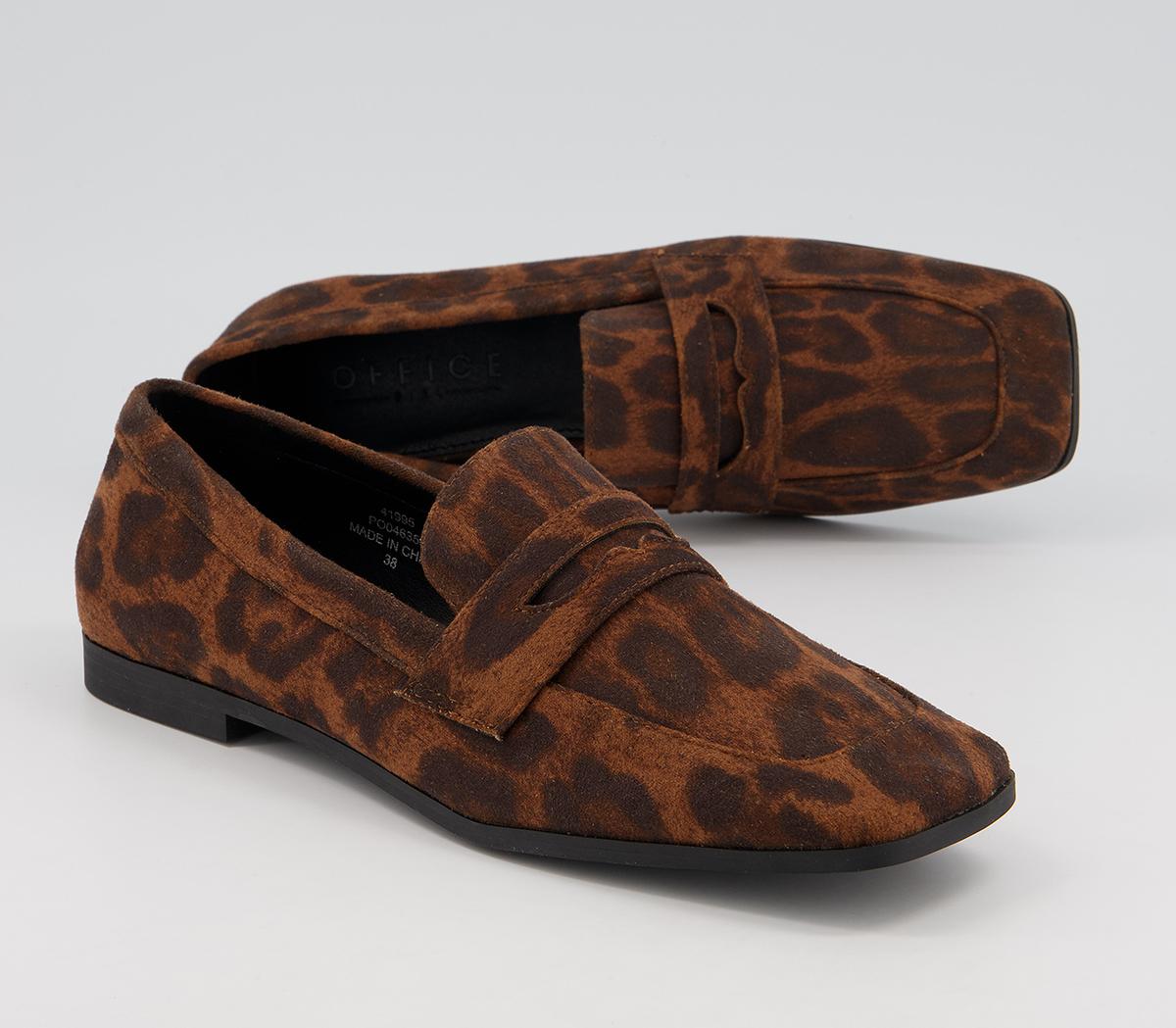 Office Fairway Square Loafers Office Fairway Square Loafers Leopard