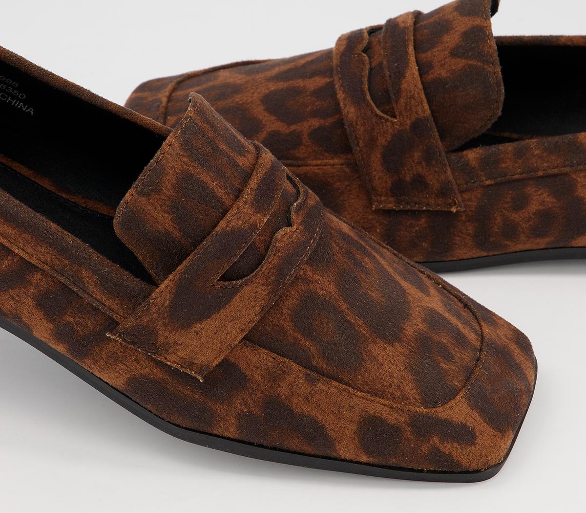 Office Fairway Square Loafers Office Fairway Square Loafers Leopard