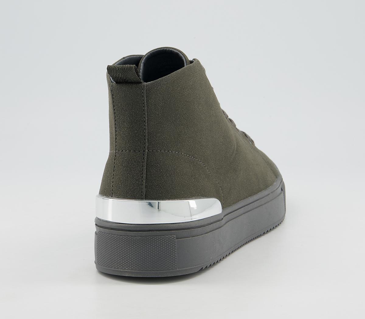 Office Carson Back Clip Trainers Office Carson Back Clip Trainers Dark Grey