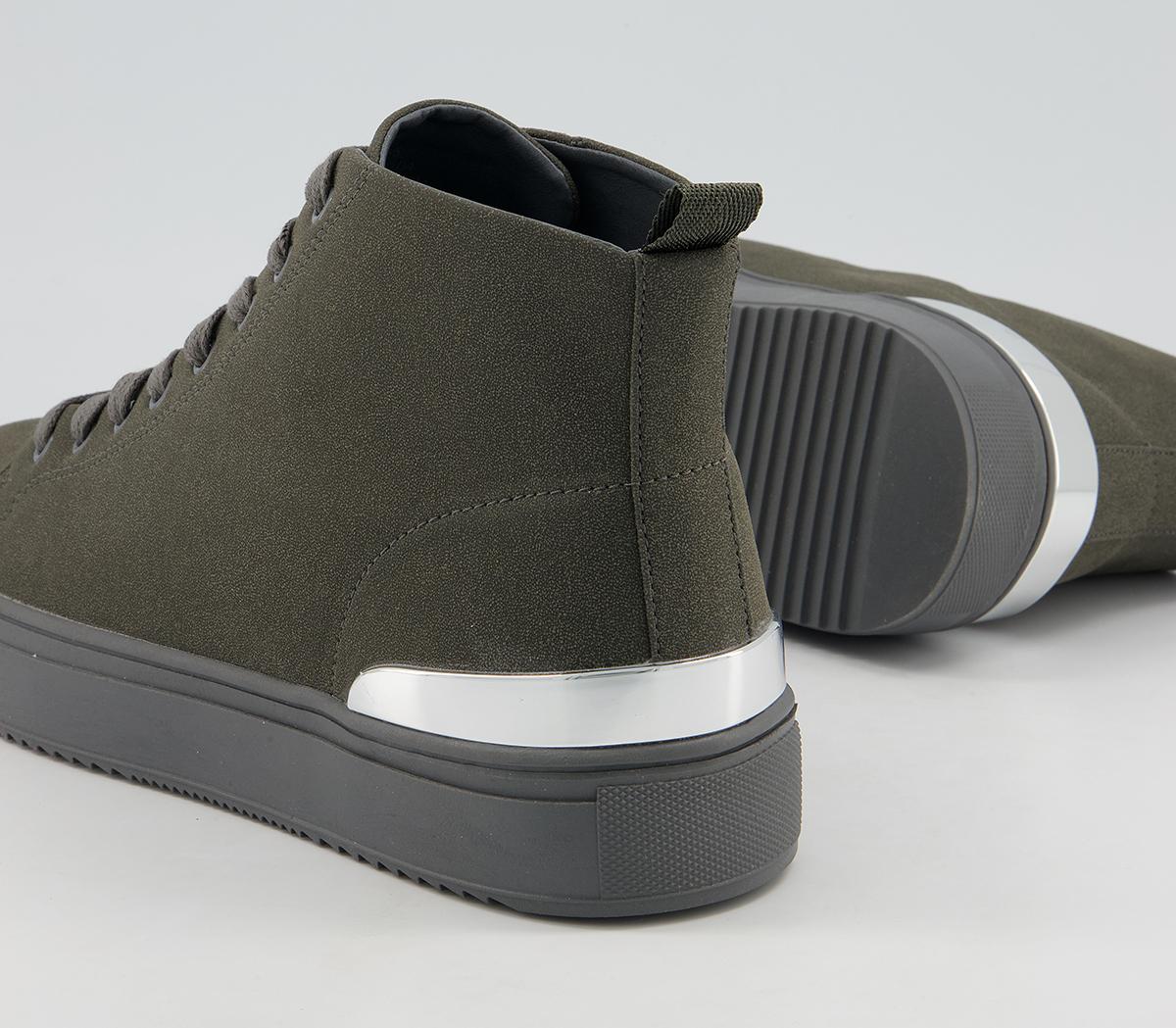 Office Carson Back Clip Trainers Office Carson Back Clip Trainers Dark Grey