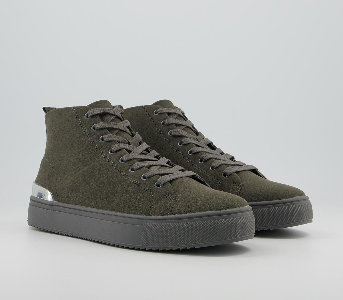 Office Carson Back Clip Trainers Office Carson Back Clip Trainers Dark Grey