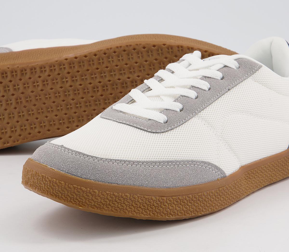 OFFICE Chase Retro Trainers White - Men's Casual Shoes