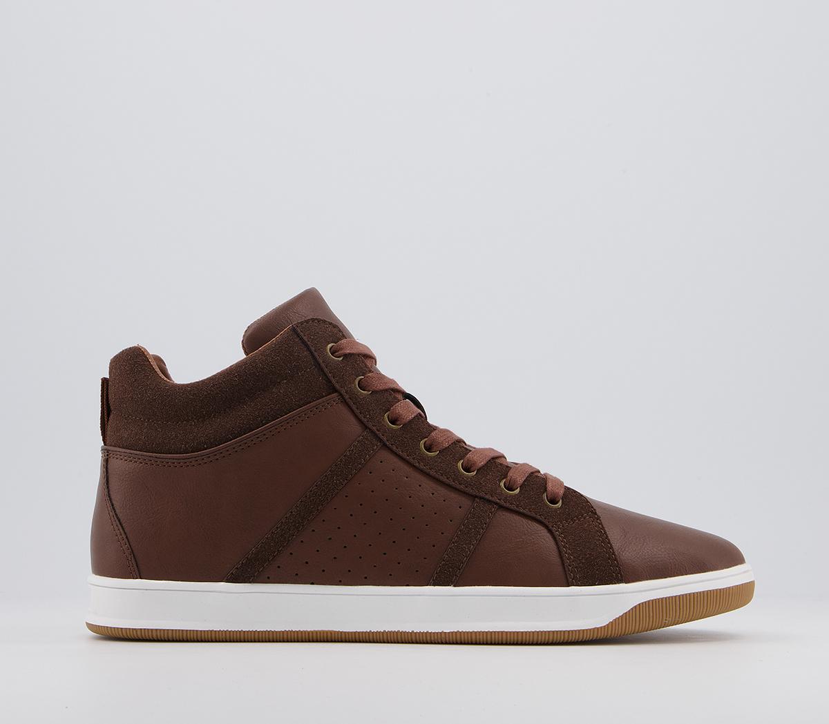 OfficeClyde Mid Casual TrainersBrown