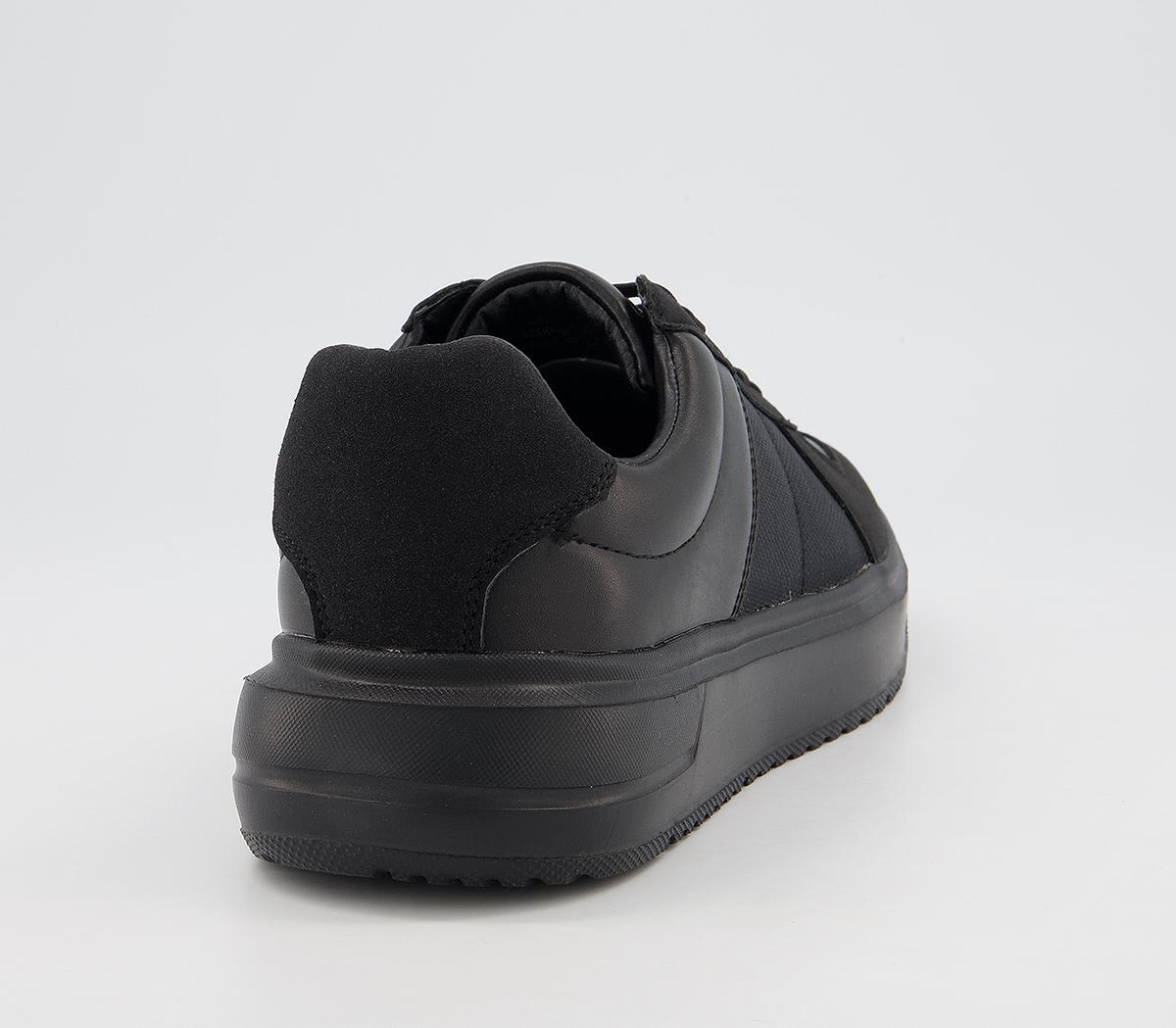 Office Cyrus Wedge Sole Trainers Office Cyrus Wedge Sole Trainers Black
