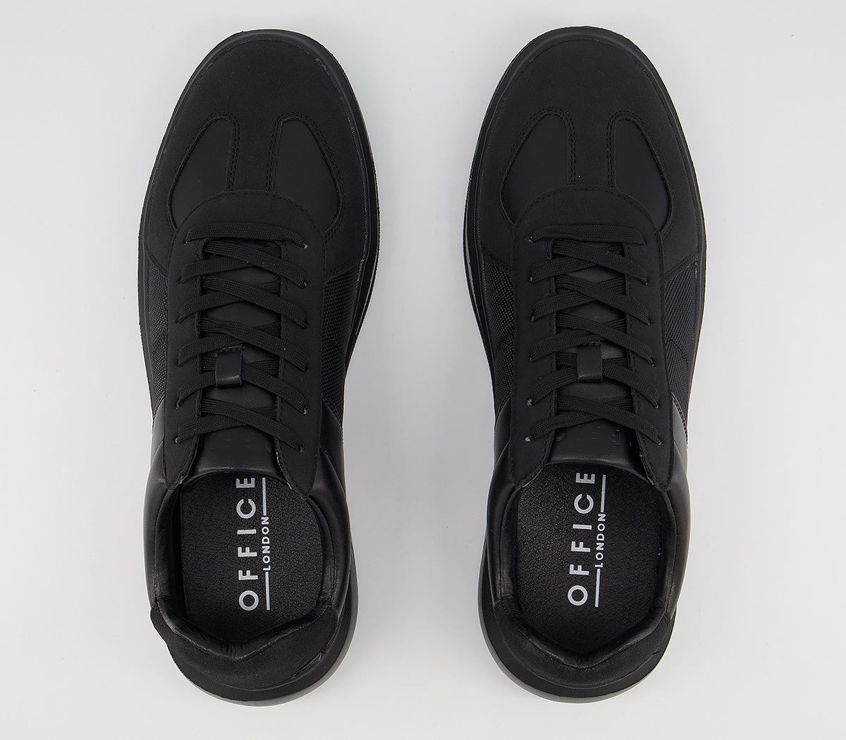 Office Cyrus Wedge Sole Trainers Office Cyrus Wedge Sole Trainers Black