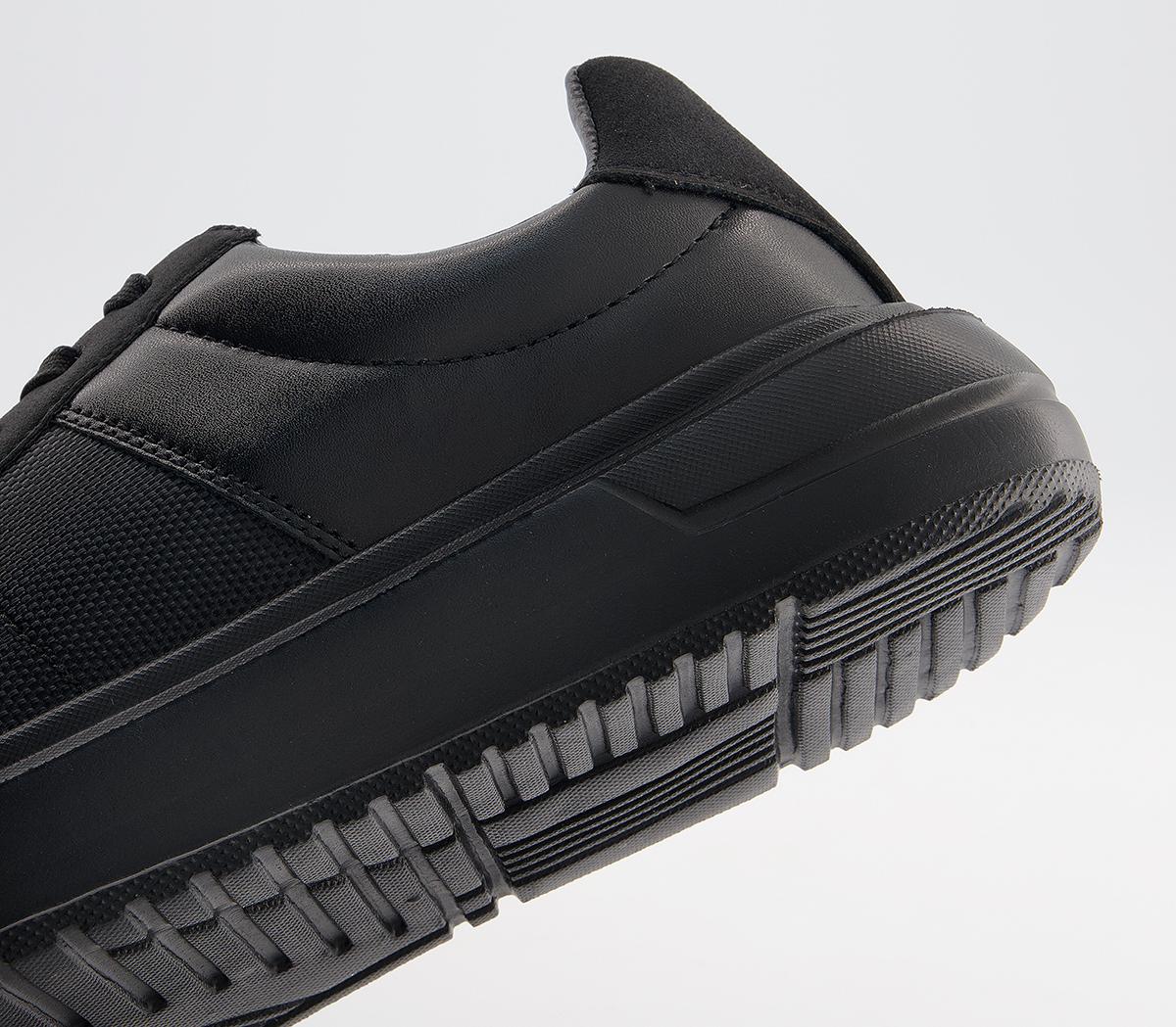 Office Cyrus Wedge Sole Trainers Office Cyrus Wedge Sole Trainers Black