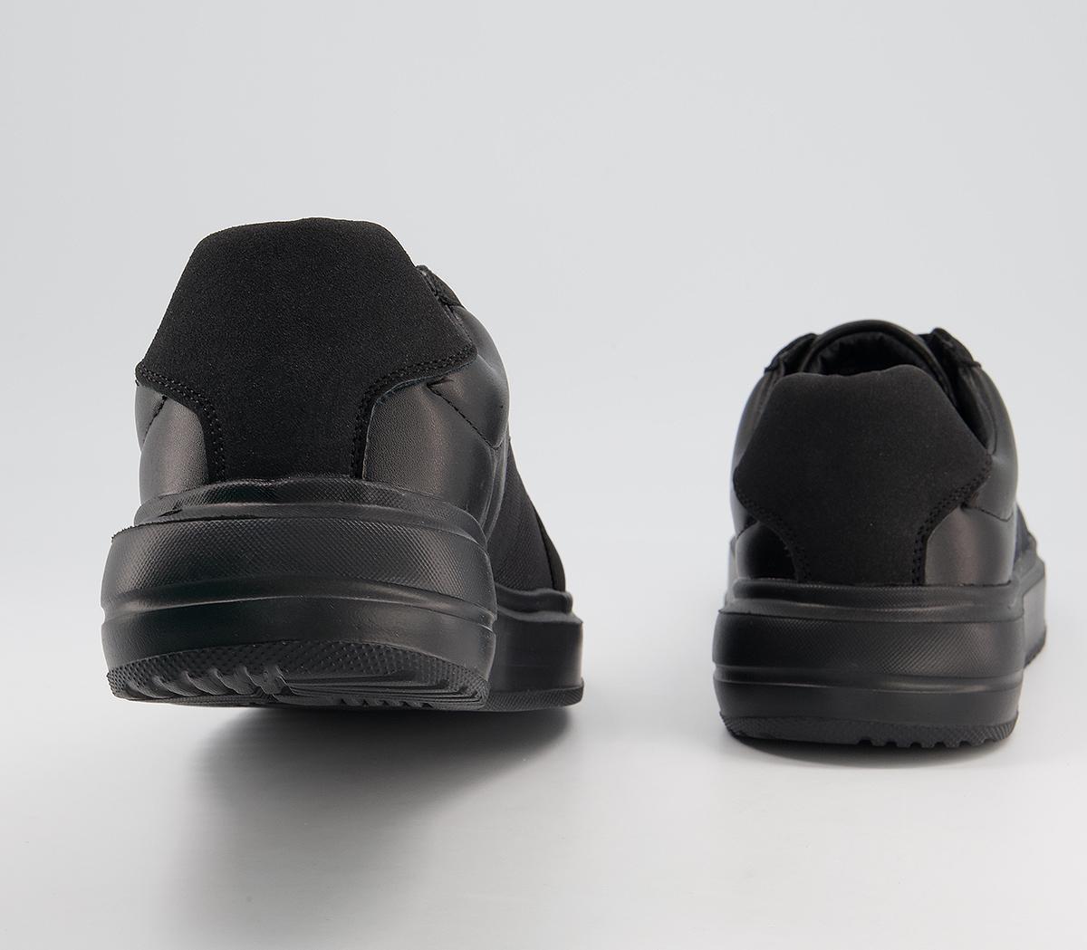 Office Cyrus Wedge Sole Trainers Office Cyrus Wedge Sole Trainers Black