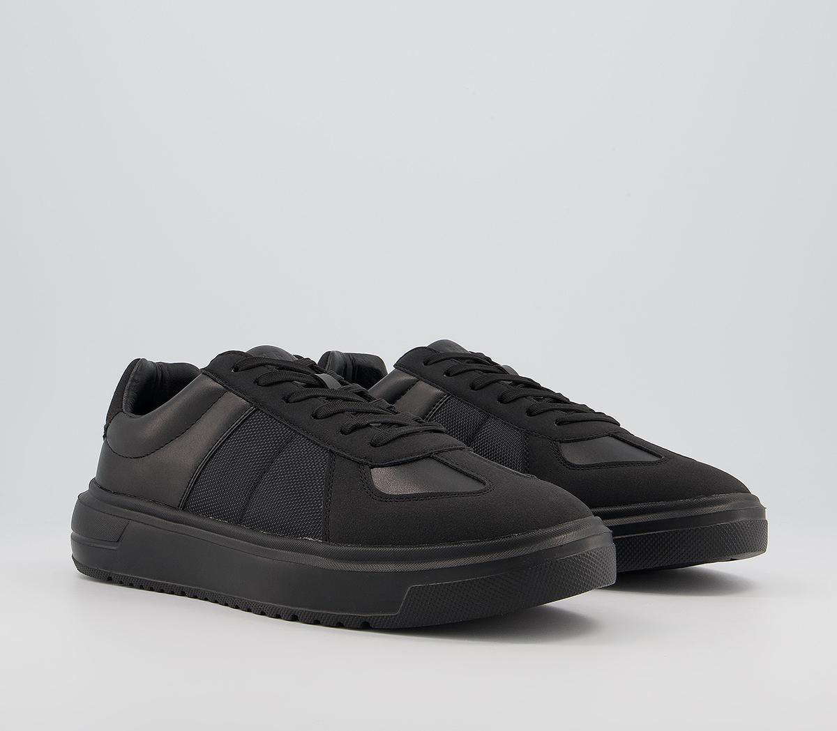 Office Cyrus Wedge Sole Trainers Office Cyrus Wedge Sole Trainers Black