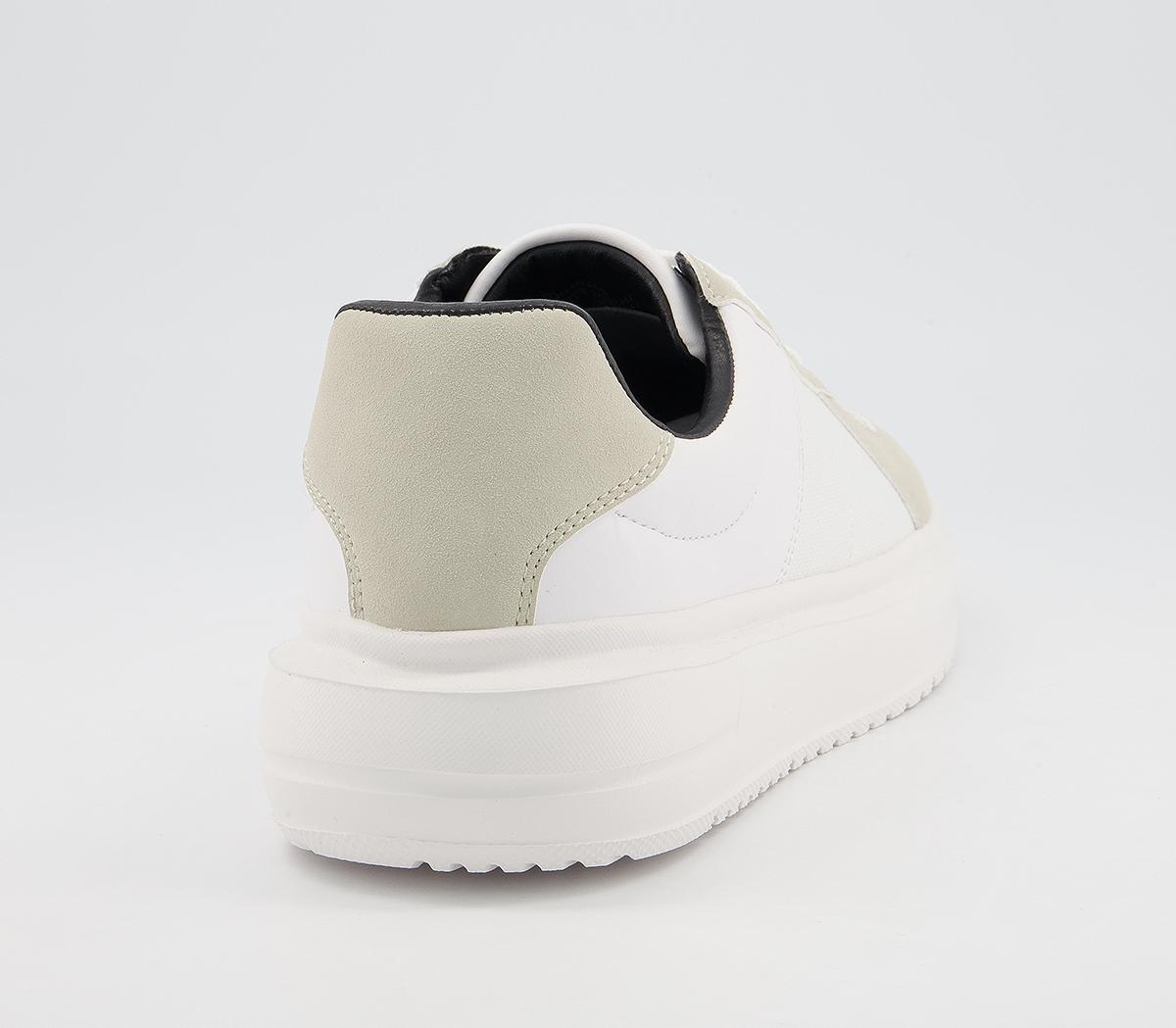Office Cyrus Wedge Sole Trainers Office Cyrus Wedge Sole Trainers White