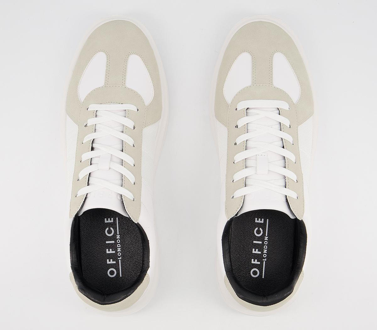 Office Cyrus Wedge Sole Trainers Office Cyrus Wedge Sole Trainers White