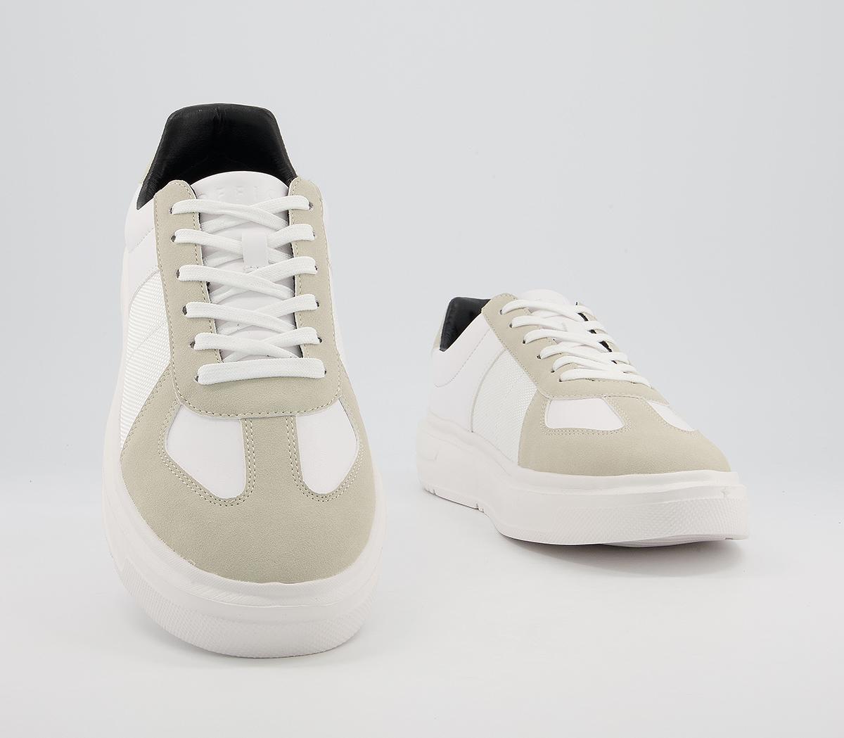Office Cyrus Wedge Sole Trainers Office Cyrus Wedge Sole Trainers White