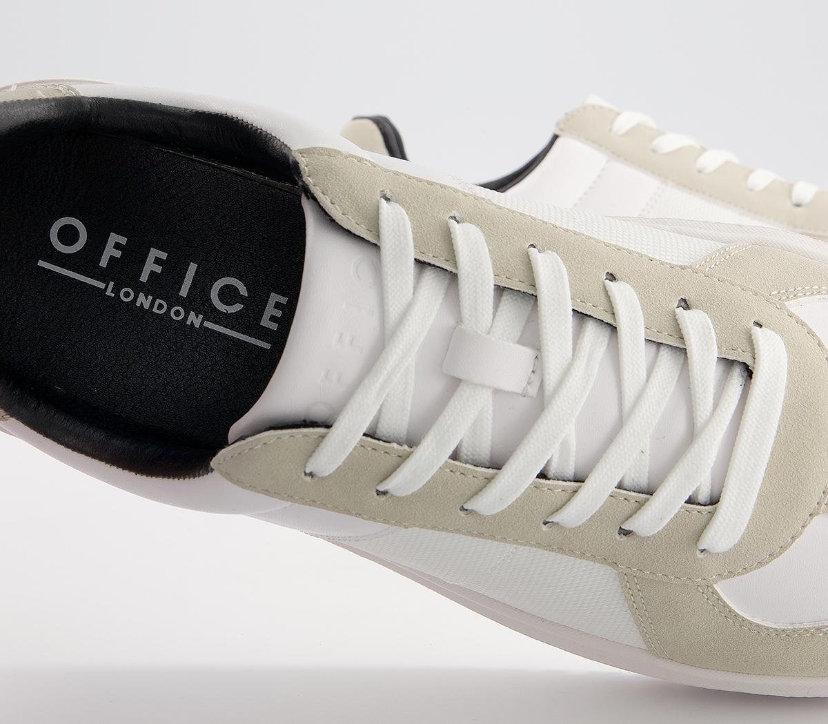 Office Cyrus Wedge Sole Trainers Office Cyrus Wedge Sole Trainers White