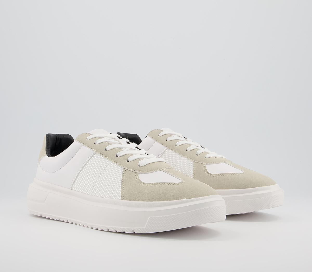 Office Cyrus Wedge Sole Trainers Office Cyrus Wedge Sole Trainers White