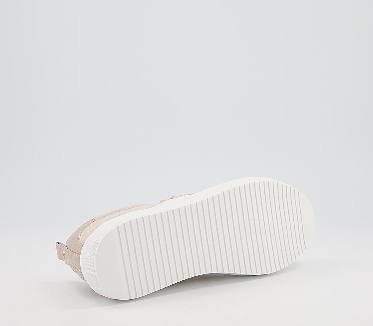 Office Fume Multi Elastic Slip On Trainers Office Fume Multi Elastic Slip On Trainers Taupe Gold Hardware