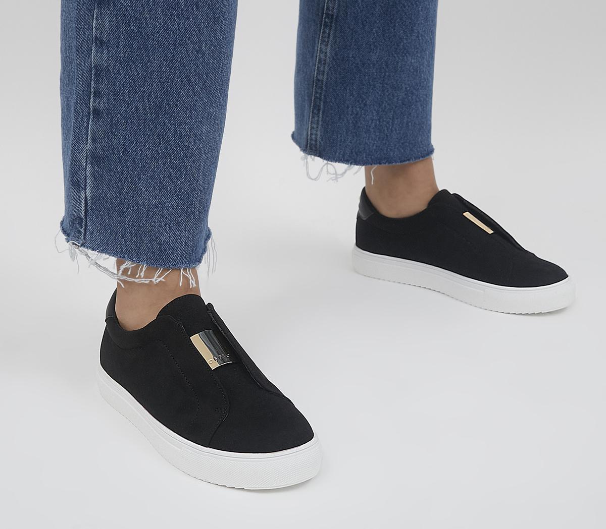 OfficeFenella Feature Slip On Trainers						Black
