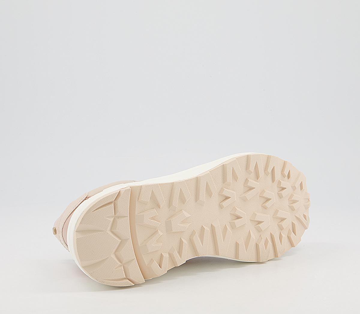 OFFICEForest Chunky Lace Up TrainersNude Pink Mix