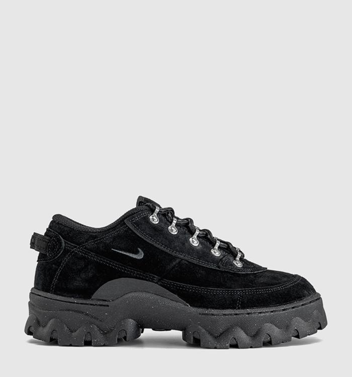 Nike Lahar Low Shoes Black Dark Smoke Grey Orange Black