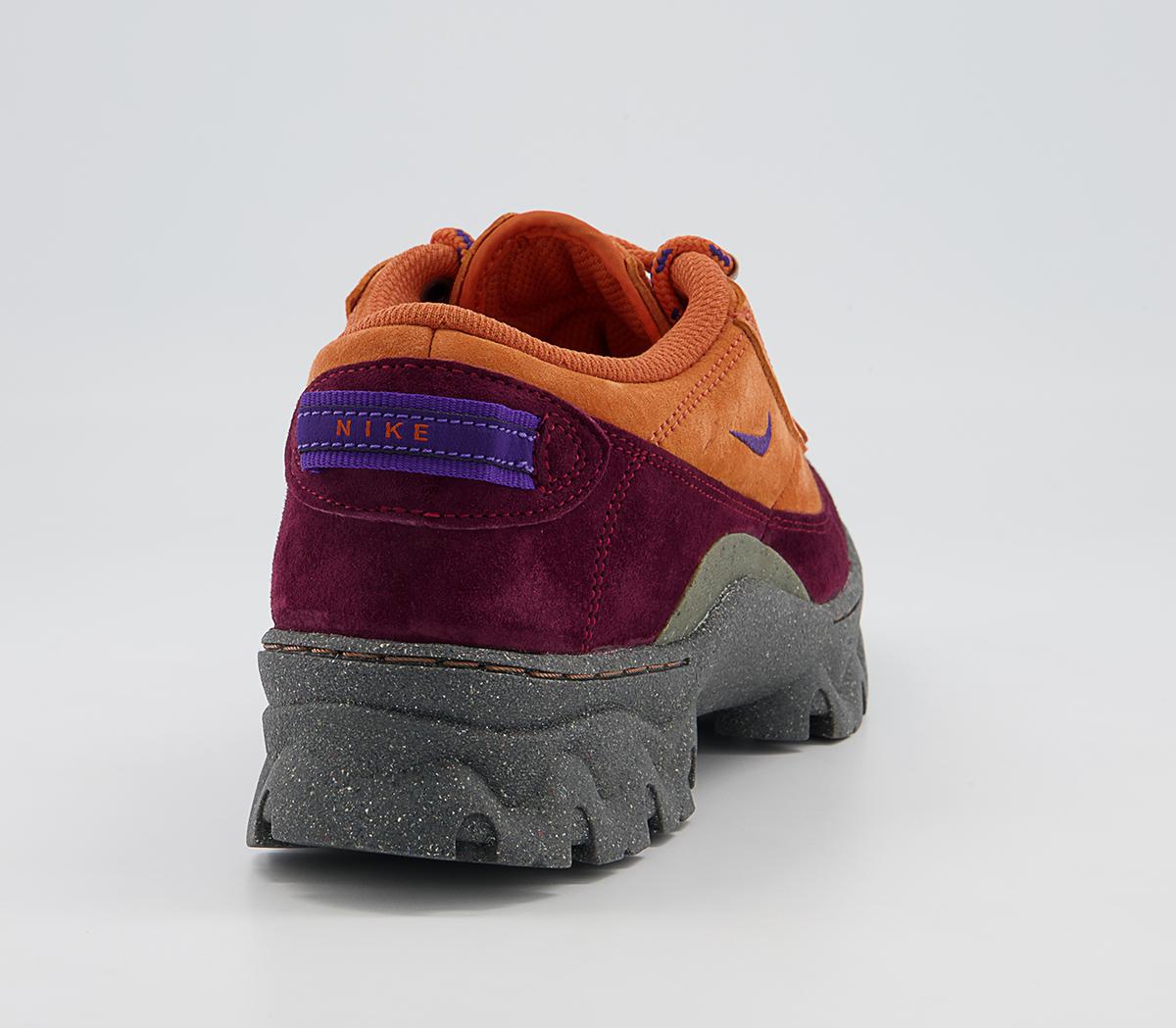 Nike Lahar Low Trainers Nike Lahar Low Trainers Sport Spice Court Purple Beetroot Gold Black Gum