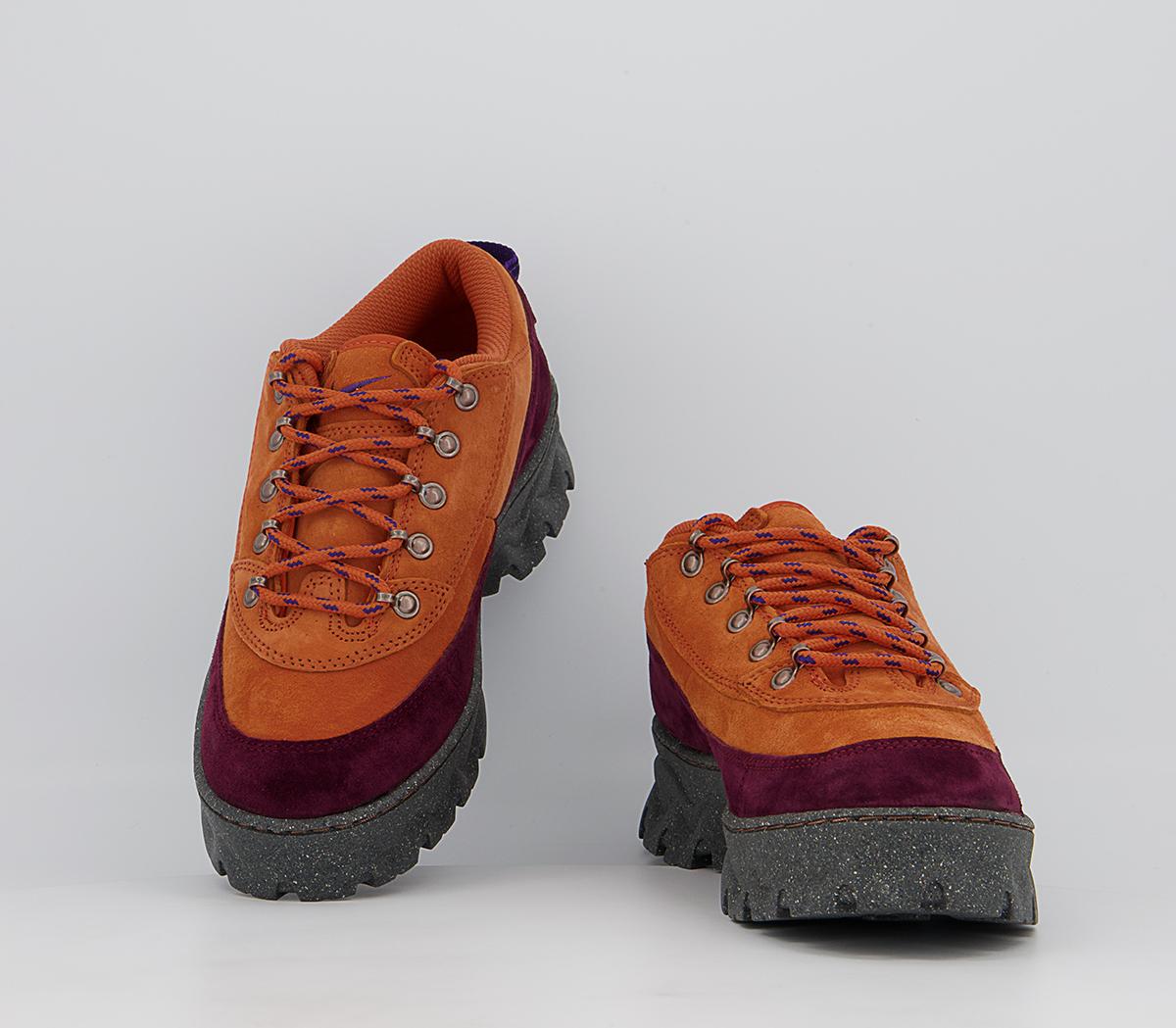 Nike Lahar Low Trainers Nike Lahar Low Trainers Sport Spice Court Purple Beetroot Gold Black Gum
