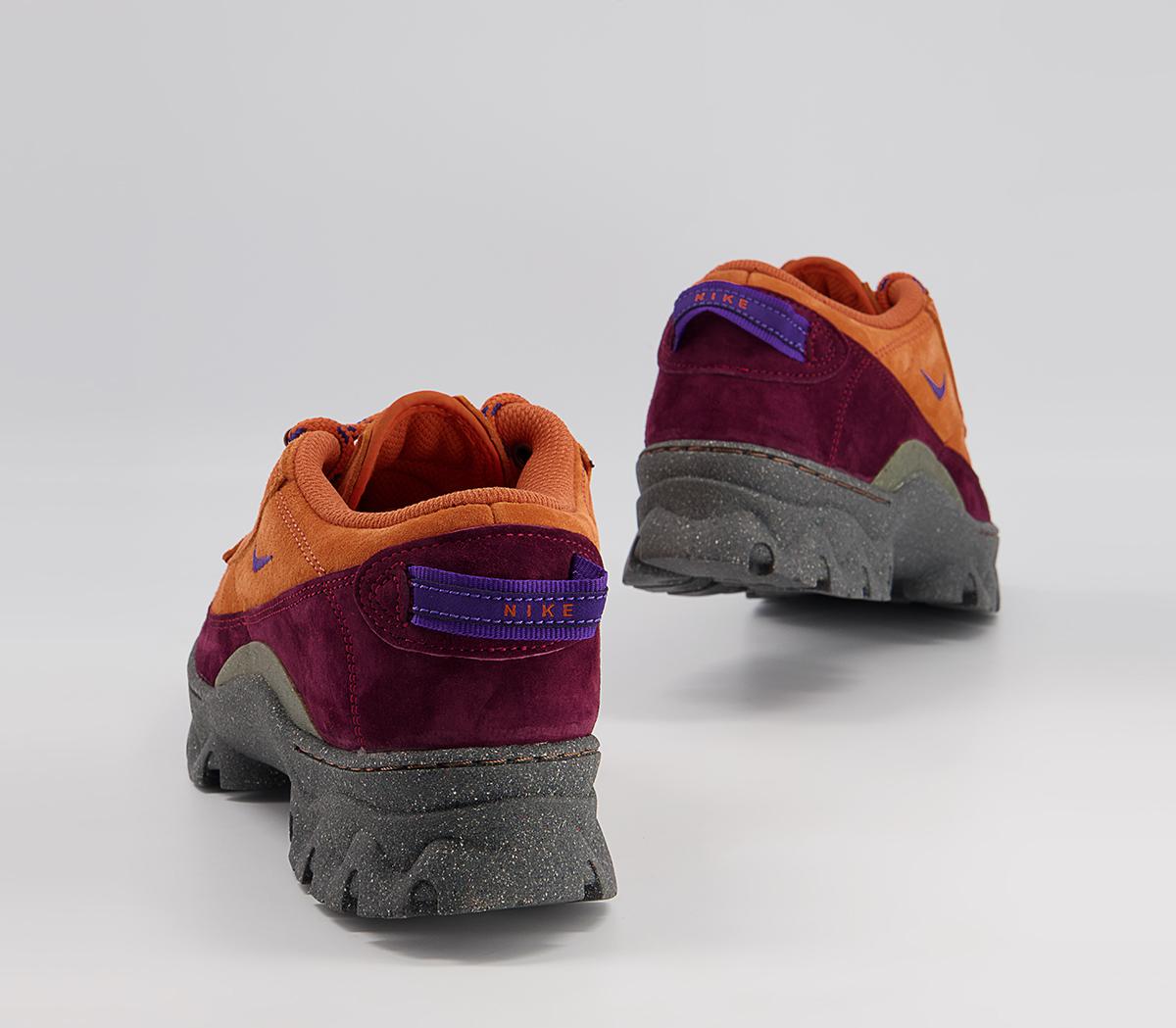 Nike Lahar Low Trainers Nike Lahar Low Trainers Sport Spice Court Purple Beetroot Gold Black Gum
