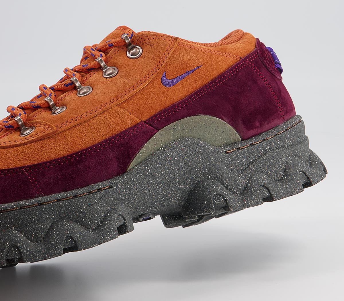Nike Lahar Low Trainers Nike Lahar Low Trainers Sport Spice Court Purple Beetroot Gold Black Gum