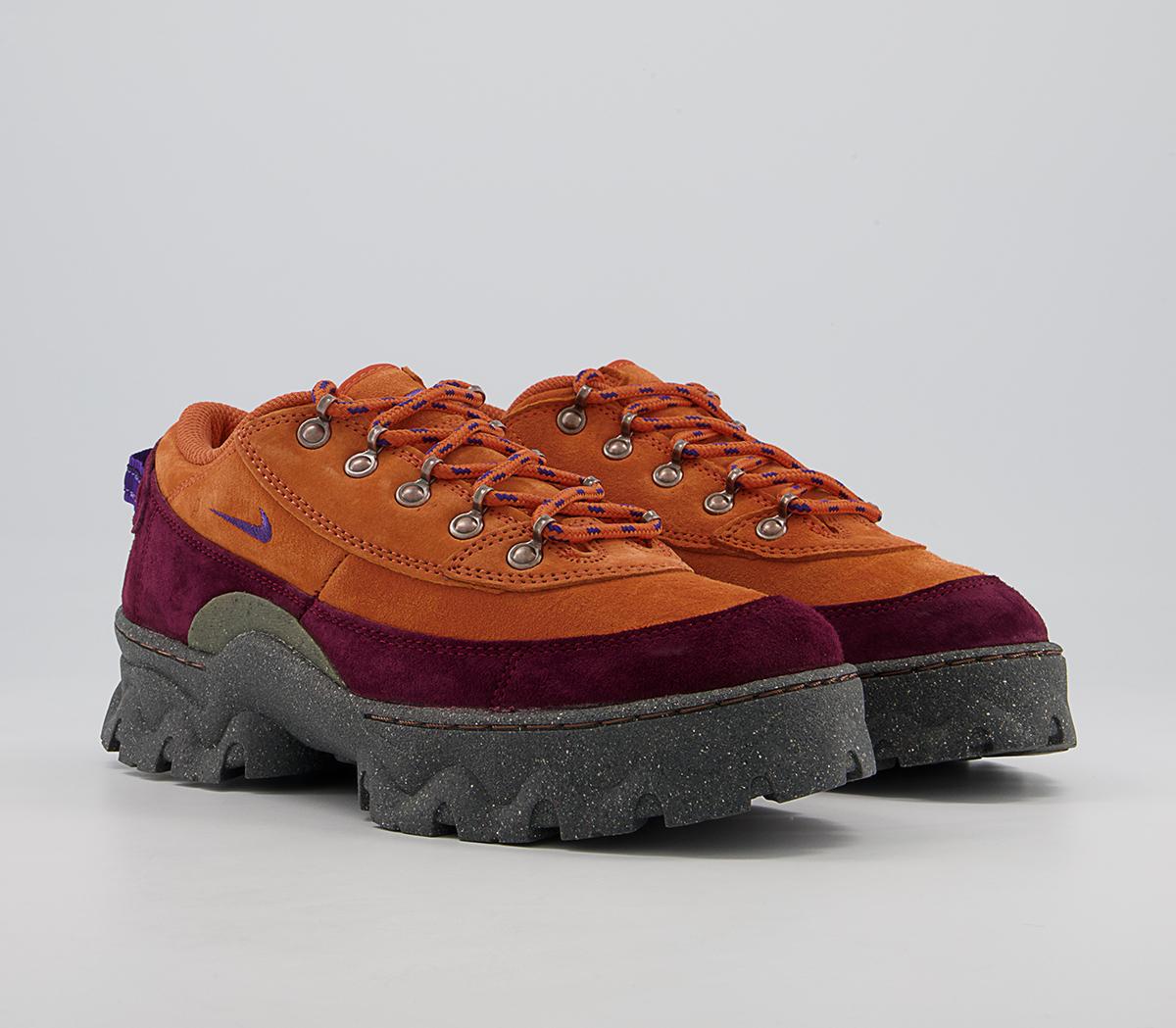 Nike Lahar Low Trainers Nike Lahar Low Trainers Sport Spice Court Purple Beetroot Gold Black Gum