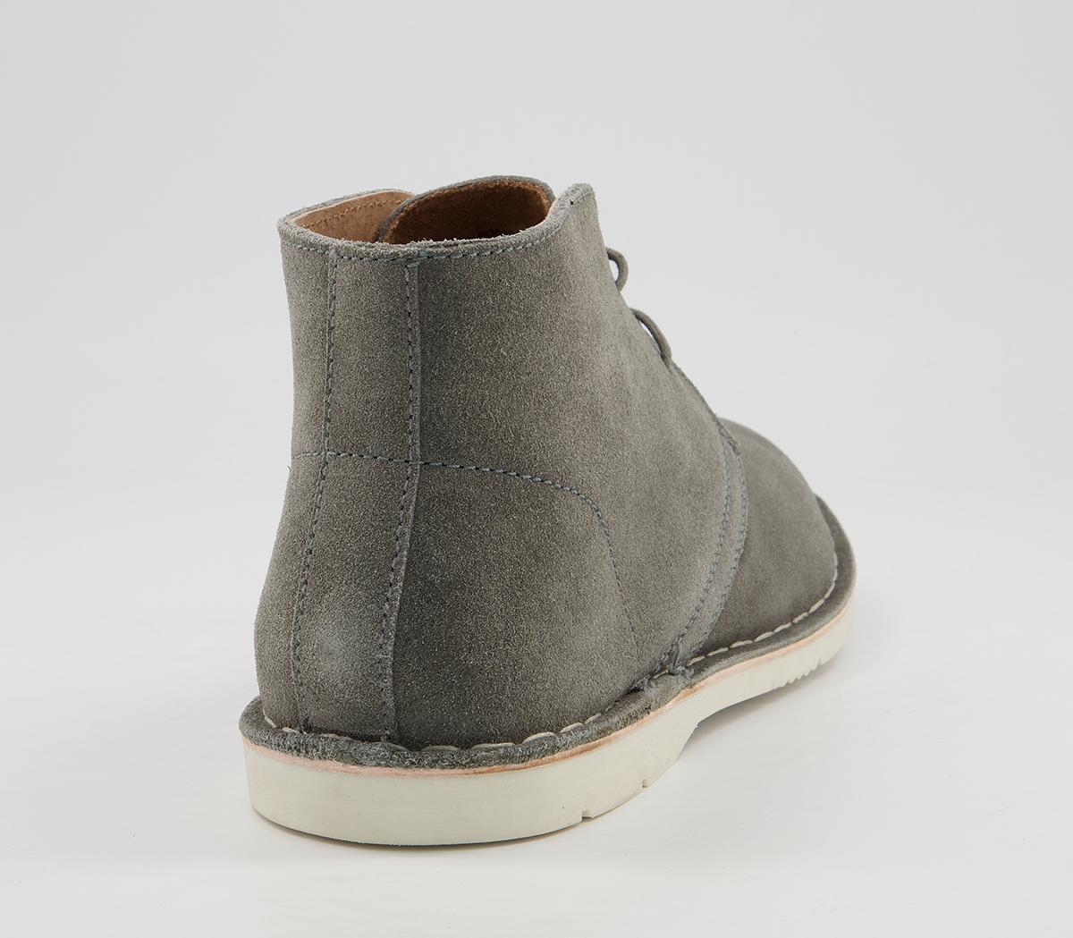 Office Benniet Desert Boots Office Benniet Desert Boots Grey Suede