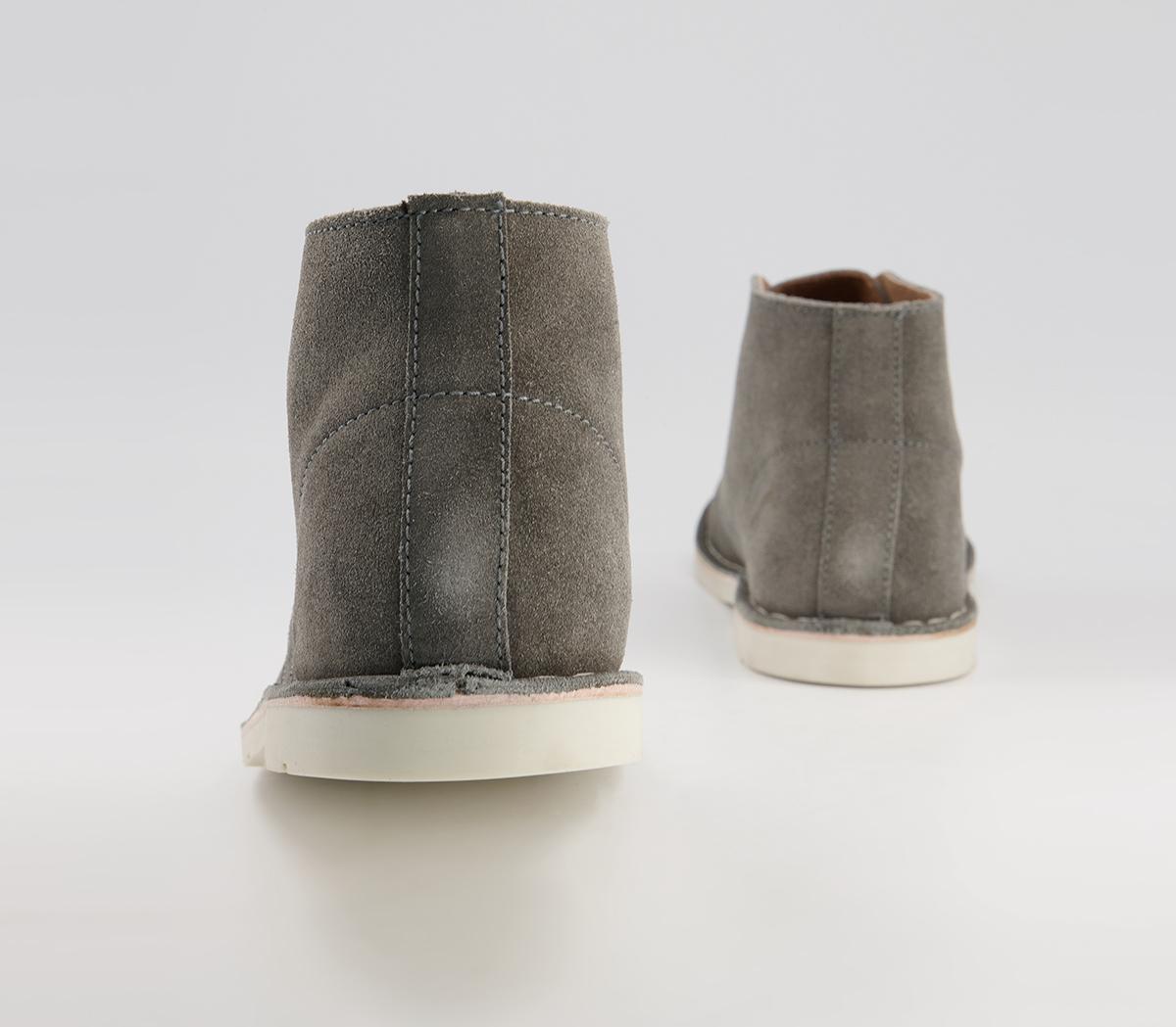 Office Benniet Desert Boots Office Benniet Desert Boots Grey Suede