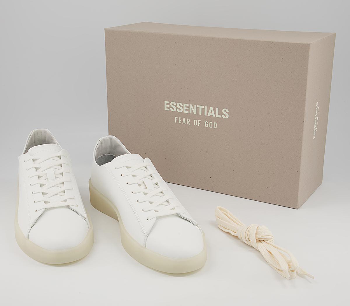 Fear of God Essentials Tennis Low Sneakers Fear of God Essentials Tennis Low Sneakers White