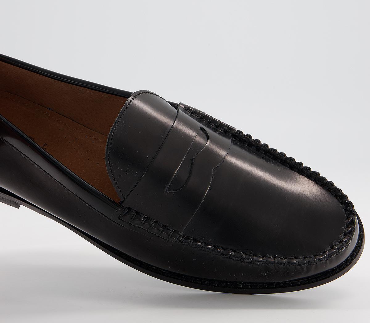 Office Marvin Penny Loafers Office Marvin Penny Loafers Black High Shine Leather